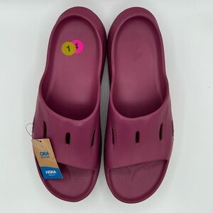 Hoka Ora Recovery Slide Men’s Size 14 Purple NWT Comfort Sandals streetwear